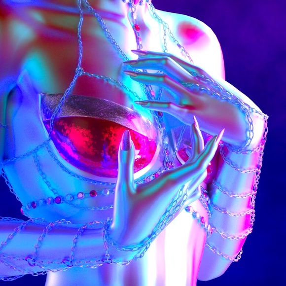 Christian Dior Authentic Lady Dior Laser Etched Ribbon Detail Coquette Mirror - Picture 10 of 17